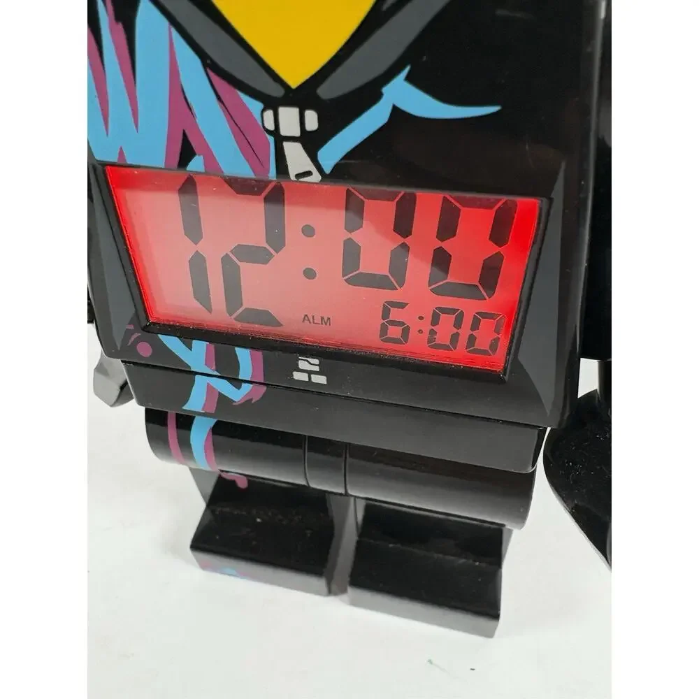 The LEGO Movie Wyldstyle Digital Alarm Clock 9in Tall Wild Style - Tested Works